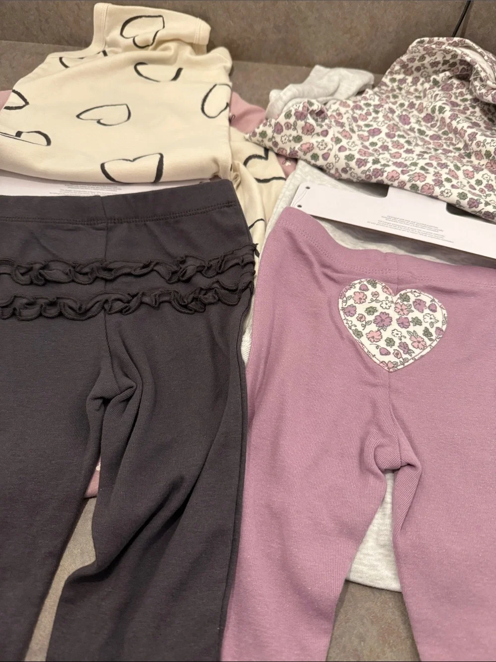 Carters 3 pc sets. Includes 2 sets. Size 18 mos